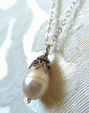 White Freshwater Pearl Pendant Necklace