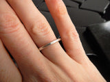 Simple 2mm Sterling Silver Band