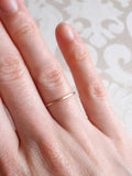 Delicate 1mm Yellow Gold Fill Band