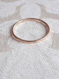 Delicate 1mm Yellow Gold Fill Band
