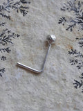 Delicate Sterling Silver Nose Stud